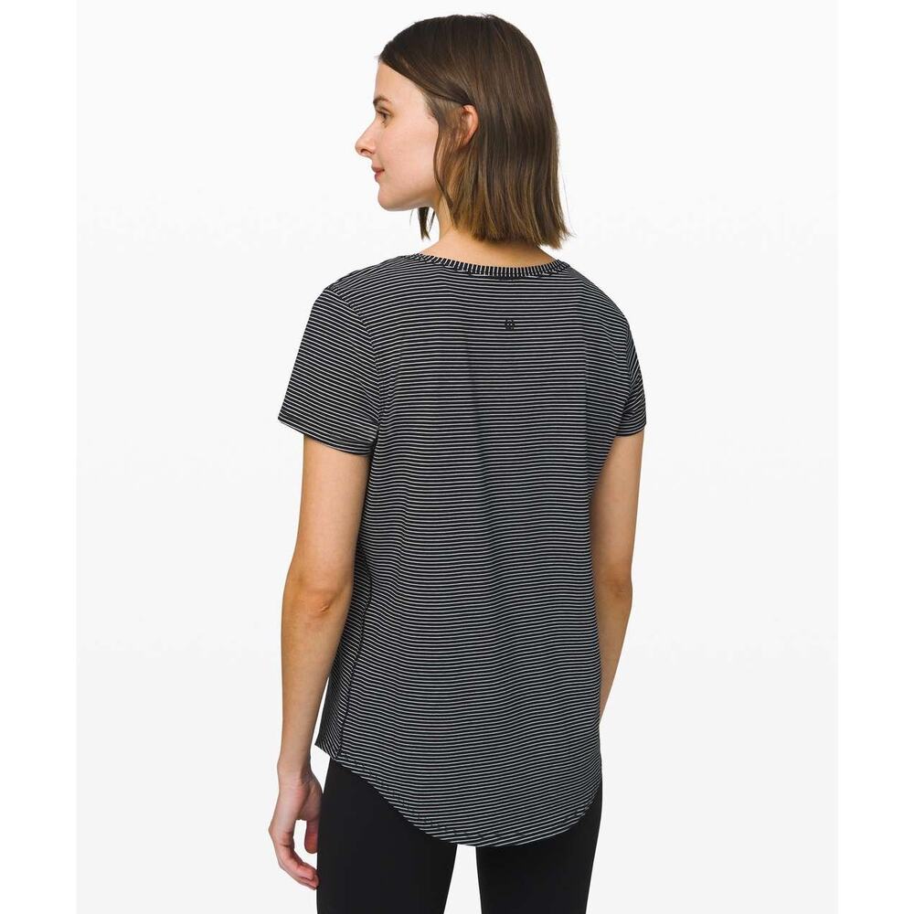 Lululemon Women's Striped Short-Sleeve T-Shirt